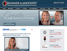 Tablet Screenshot of klemmer.com